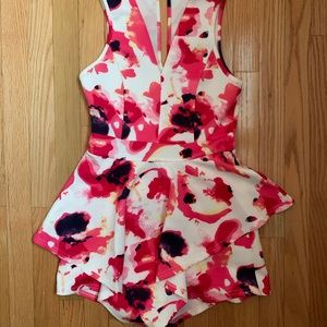 Mandee dressy romper/ skorts one piece